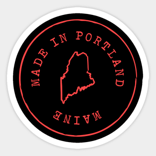 Made in Maine T-Shirt Sticker